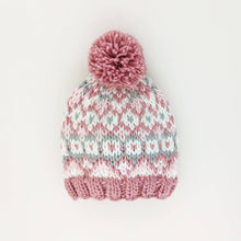 Load image into Gallery viewer, Huggalugs - Fairisle Rosy Beanie Hat Baby & Kids: M (6-24 months)