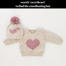 Load image into Gallery viewer, Huggalugs - Sweetheart Crew Neck Sweater Baby & Toddler: 0-6 months