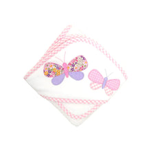 Load image into Gallery viewer, Butterfly Hooded Towel and Washcloth Set