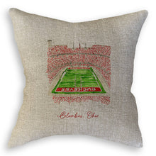Load image into Gallery viewer, French Graffiti - Ohio State University Football Stadium: Dishtowel / Remove Words / -