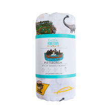 Load image into Gallery viewer, Little Hometown - Pittsburgh Baby Swaddle Blanket