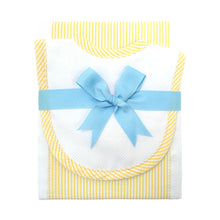 Load image into Gallery viewer, Yellow Duck Drooler Burp and Bib Set
