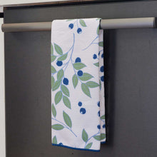 Load image into Gallery viewer, BLUEBERRIES blu Kitchen Tea Towel