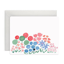 Load image into Gallery viewer, E. Frances Paper - Flower Patch Flat Notes (Boxed set of 8 Notecards)