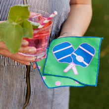 Load image into Gallery viewer, rockflowerpaper - PICKLEBALL Reusable Cocktail Napkins, Set of 8