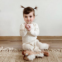 Load image into Gallery viewer, Viverano Organics - Milan Baby Legging Pants Sweater Knit (Organic Cotton): Cream / 12 - 18 Month