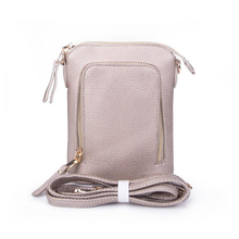 Load image into Gallery viewer, Pretty Persuasions - P25006 Zipper Front Small Crossbody Bag: 17 Green