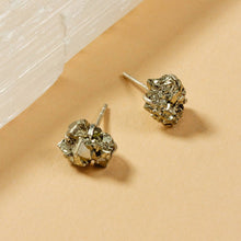 Load image into Gallery viewer, Luna Norte - Raw Beauty Post Earrings- Genuine Stone: Moonstone