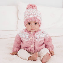 Load image into Gallery viewer, Huggalugs - Fairisle Rosy Beanie Hat Baby & Kids: M (6-24 months)