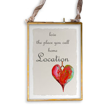 Load image into Gallery viewer, French Graffiti - Love the Place You Call Home with Location: Dishtowel / -