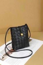 Load image into Gallery viewer, Pretty Persuasions - P25022 Small Woven Crossbody Bag: 02 L Grey