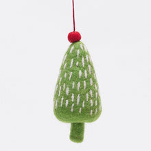 Load image into Gallery viewer, rockflowerpaper - HOLIDAY TREE GREEN Felt Ornament