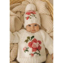 Load image into Gallery viewer, Rose Crew Neck Sweater 6-12 months
