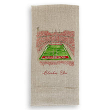 Load image into Gallery viewer, French Graffiti - Ohio State University Football Stadium: Dishtowel / Remove Words / -