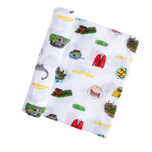 Load image into Gallery viewer, Little Hometown - Pittsburgh Baby Swaddle Blanket