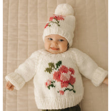 Load image into Gallery viewer, Rose Crew Neck Sweater 6-12 months