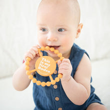 Load image into Gallery viewer, Bella Tunno - First Rodeo Happy Teether: Orange