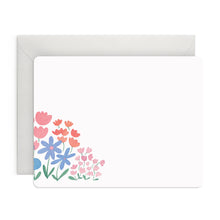 Load image into Gallery viewer, E. Frances Paper - Flower Patch Flat Notes (Boxed set of 8 Notecards)