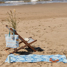 Load image into Gallery viewer, rockflowerpaper - SAVE THE OCEAN Reversible Beach Towel