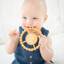 Load image into Gallery viewer, Bella Tunno - First Rodeo Happy Teether: Orange