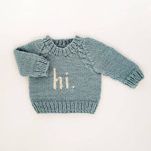 Load image into Gallery viewer, Huggalugs - Hi. Surf Crew Neck Sweater Baby & Toddler: 6-12 months
