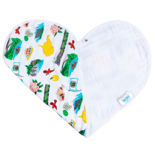 Load image into Gallery viewer, Little Hometown - Baby Burp Cloth & Bib Combo: West Virginia