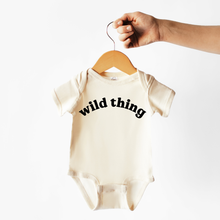 Load image into Gallery viewer, Wildflowers + Cotton - Wild Thing | 100% Cotton Baby Bodysuit or Tee: 6m onesie