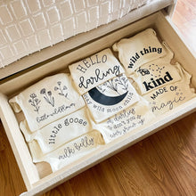 Load image into Gallery viewer, Wildflowers + Cotton - Stay Wild Moon Child | 100% Cotton Baby Bodysuit or Tee: 6m onesie