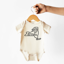Load image into Gallery viewer, Wildflowers + Cotton - New York | 100% Cotton Baby Bodysuit or Tee: 6m onesie