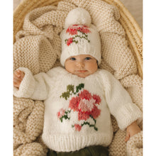 Load image into Gallery viewer, Rose Crew Neck Sweater 6-12 months