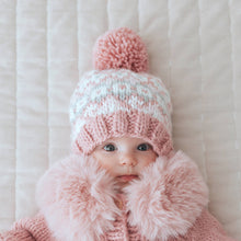 Load image into Gallery viewer, Huggalugs - Fairisle Rosy Beanie Hat Baby & Kids: M (6-24 months)