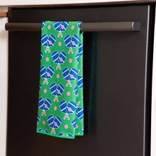 Load image into Gallery viewer, PICKLEBALL FUN blu Kitchen Tea Towel