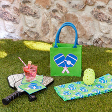 Load image into Gallery viewer, rockflowerpaper - PICKLEBALL Reusable Cocktail Napkins, Set of 8