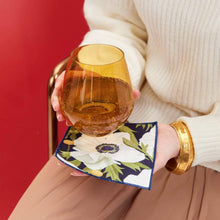 Load image into Gallery viewer, rockflowerpaper - ANEMONE POPPY Reusable Eco Cocktail Napkins, set of 8