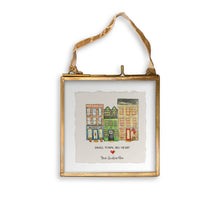 Load image into Gallery viewer, French Graffiti - Small Town Big Heart with Location: Dishtowel / -