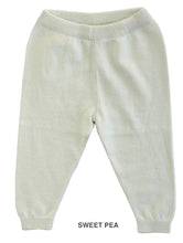 Load image into Gallery viewer, Viverano Organics - Milan Baby Legging Pants Sweater Knit (Organic Cotton): Cream / 6 - 12 Month