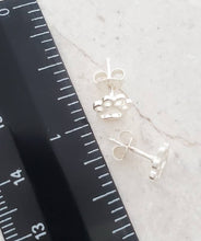Load image into Gallery viewer, Sosie Designs - Sterling Silver Dog Paw Studs (8x7 mm)