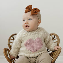 Load image into Gallery viewer, Huggalugs - Sweetheart Crew Neck Sweater Baby & Toddler: 0-6 months