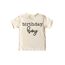 Load image into Gallery viewer, Wildflowers + Cotton - Birthday Boy | 100% Cotton Baby Bodysuit or Tee: 12m onesie
