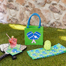 Load image into Gallery viewer, PICKLEBALL FUN blu Kitchen Tea Towel