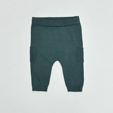 Load image into Gallery viewer, Viverano Organics - Baby Side Pocket Sweater Knit Pants (Organic Cotton): Stone / 3-6 Month