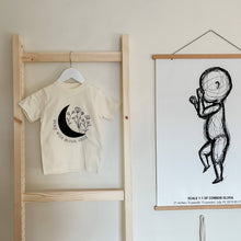 Load image into Gallery viewer, Wildflowers + Cotton - Stay Wild Moon Child | 100% Cotton Baby Bodysuit or Tee: 6m onesie