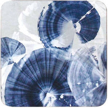 Load image into Gallery viewer, Indigo Pinwheels Art Coaster Set