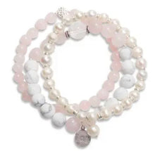 Load image into Gallery viewer, Peace Love and Happiness Trio - Blessing Bracelets