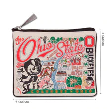 Load image into Gallery viewer, Ohio State University Zip Pouch