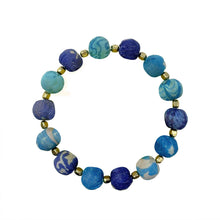 Load image into Gallery viewer, WorldFinds - Kantha Azure Bauble Bracelet
