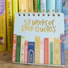 Load image into Gallery viewer, Pippi Post - 52 Weeks of Book Quotes - Desk Flip Calendar
