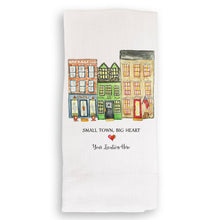Load image into Gallery viewer, French Graffiti - Small Town Big Heart with Location: Dishtowel / -
