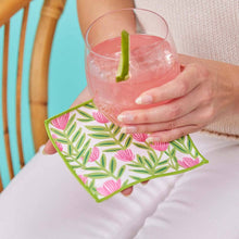 Load image into Gallery viewer, rockflowerpaper - POPPY PAPAVER Reusable Eco Cocktail Napkins, set of 8
