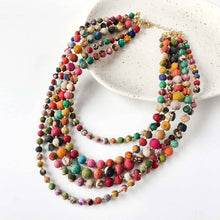 Load image into Gallery viewer, WorldFinds - Intertwining Kantha Necklace
